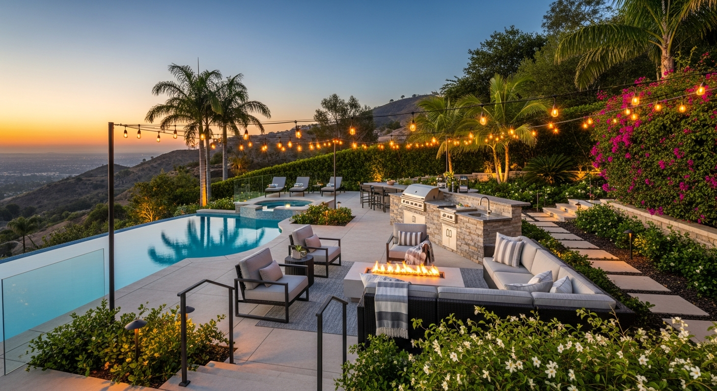 Outdoor entertainment areas